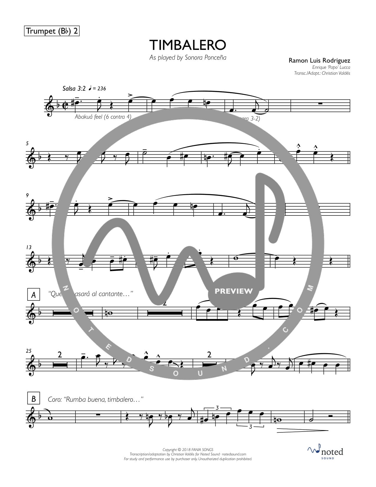Timbalero — Trumpet in B♭ 2